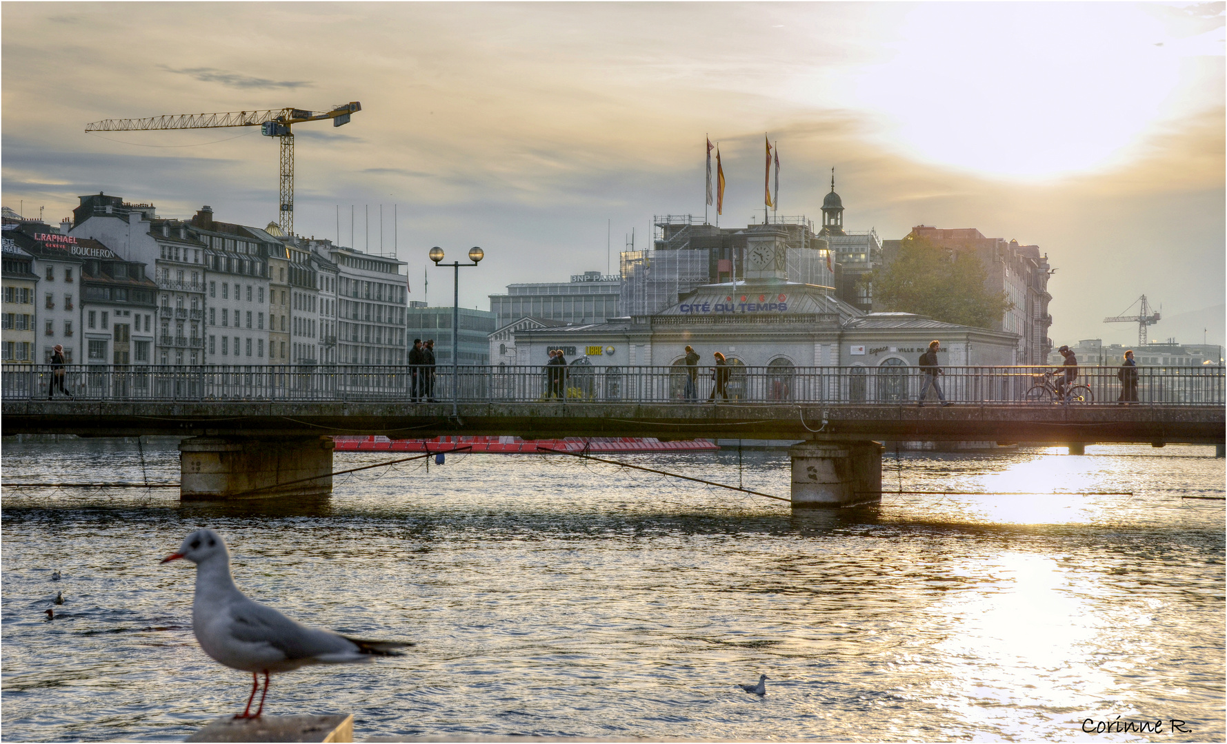 Le pont des Bergues à Genève