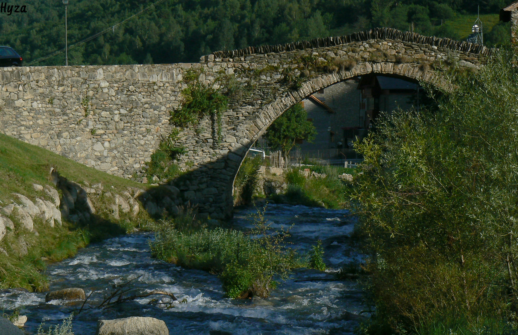 Le pont d'Espot.