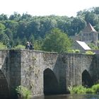 Le Pont dit "romain" sur la Creuse à Moutier d' Ahun