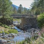 Le pont du countet depart des randonnées