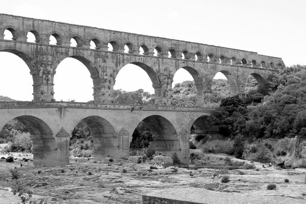 Le Pont du Gard ...