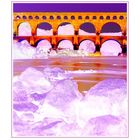 Le pont du gard et l'approche des glaces ...