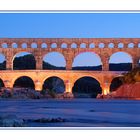 Le pont du gard et ses illuminations