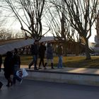 le pont en vague des quinquonces a bordeaux!