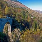 Le Pont Napoléon à Luz Saint-Sauveur (Hautes-Pyrénées)