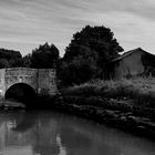 Le Pont Napoléon et le chenal de Brande.