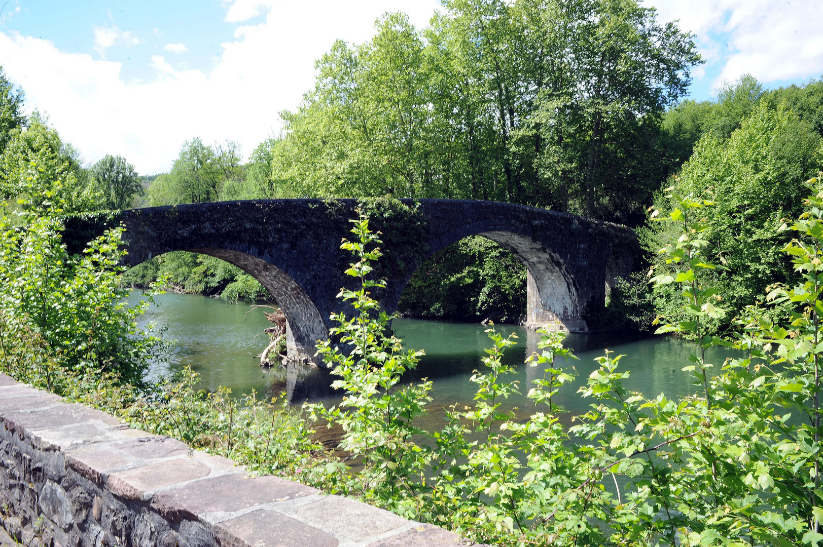 le pont romain de bera (espagne )