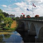 Le pont sur la Bidouze à Saint-Palais (Pyrénées-Atlantiques)