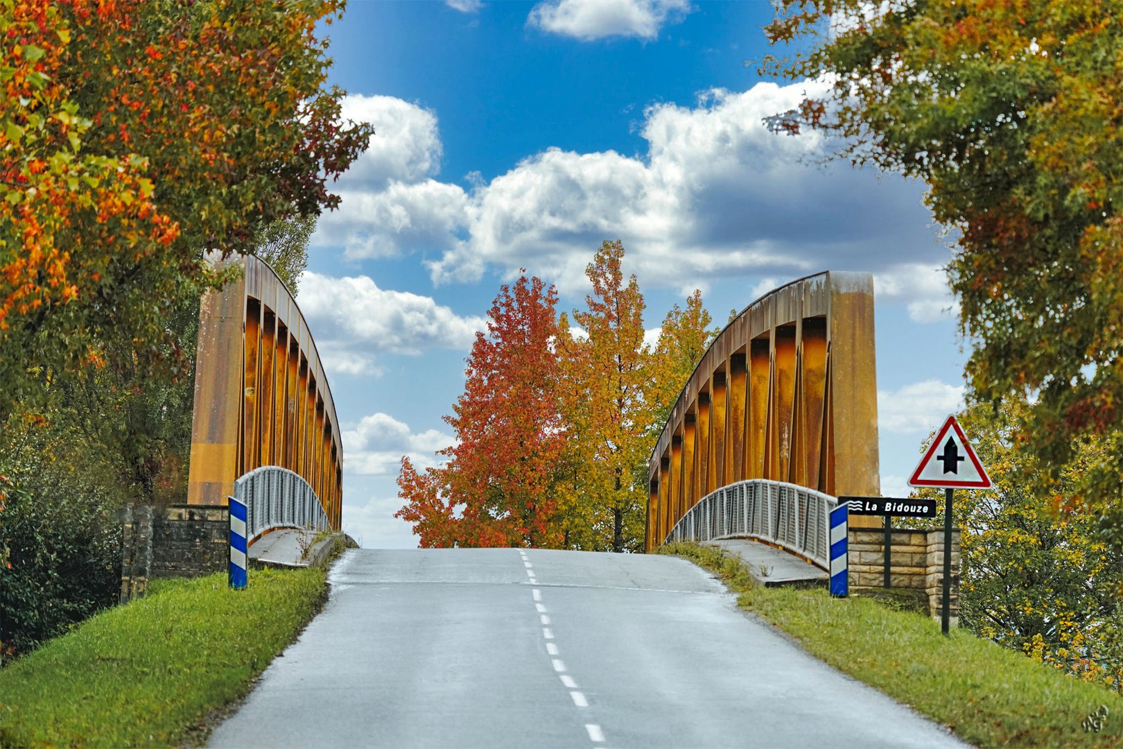 Le pont sur la Bidouze