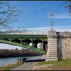 Le Pont sur la Marne reliant Saint-Maur à Maisons-Alfort (Val-de-Marne)