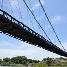 le pont suspendu à Saint Martin d'Ardèche