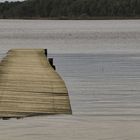 le ponton dans l'eau !