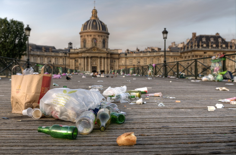 Le ponts des arts au petit matin