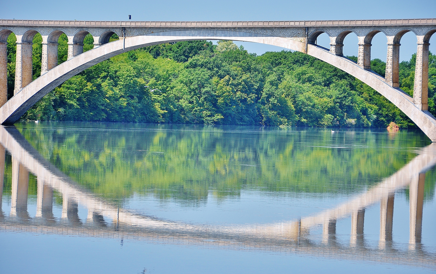 Le pont....Sur l'Isère!