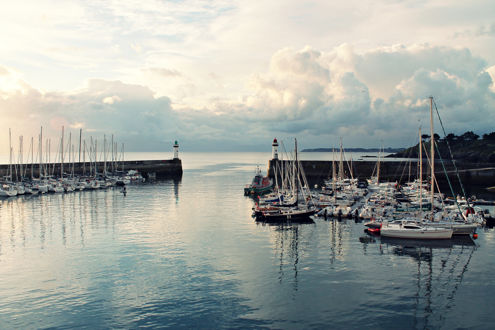 Le port de Belle-Ile.