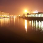 Le port de Boulogne-sur-mer une nuit...