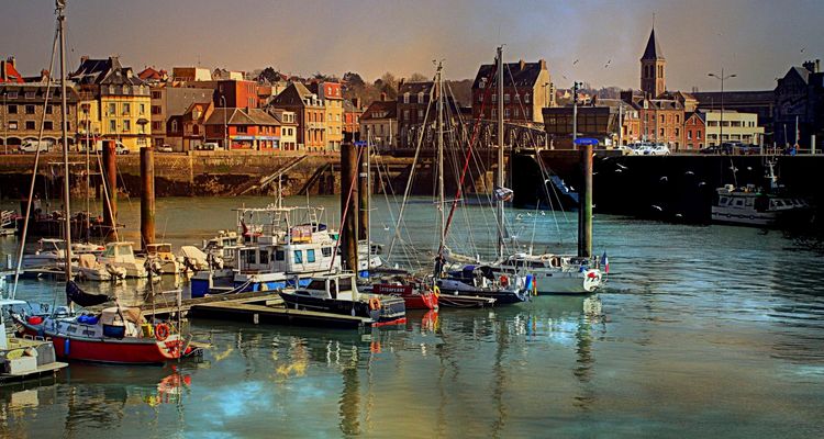 Le port de Dieppe / Seine Maritime