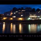 Le port de Dinard By night