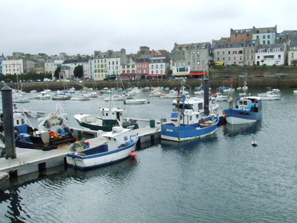 Le port de Douarnenez (Finistère)