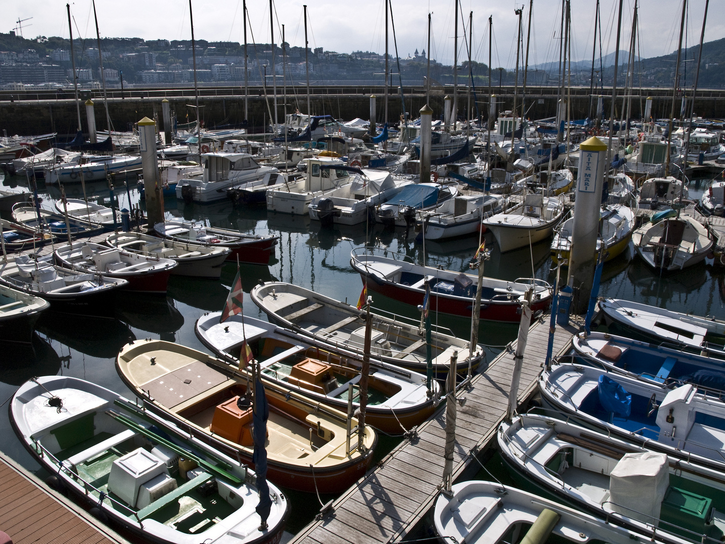 Le port de plaisance - San Sebastian - Der Yachthafen