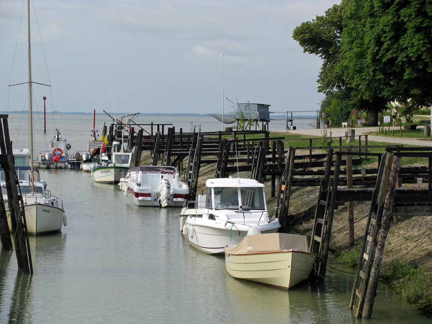 le port de Talmont sur Gironde