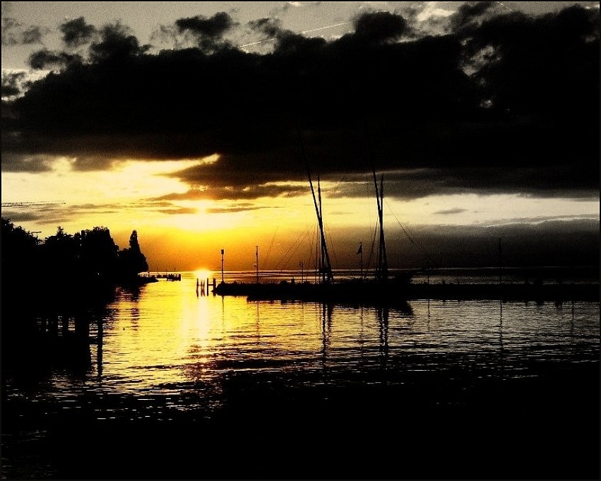 Le port d'Evian les bains