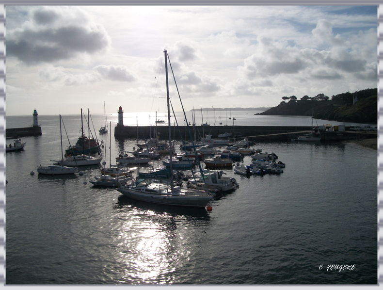 Le port du Palais