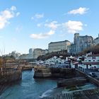 Le port et le village des pêcheurs à Biarrtiz