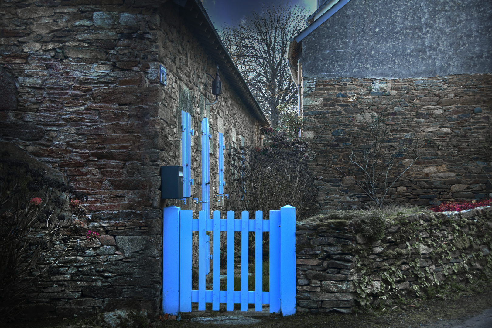 Le portail bleu