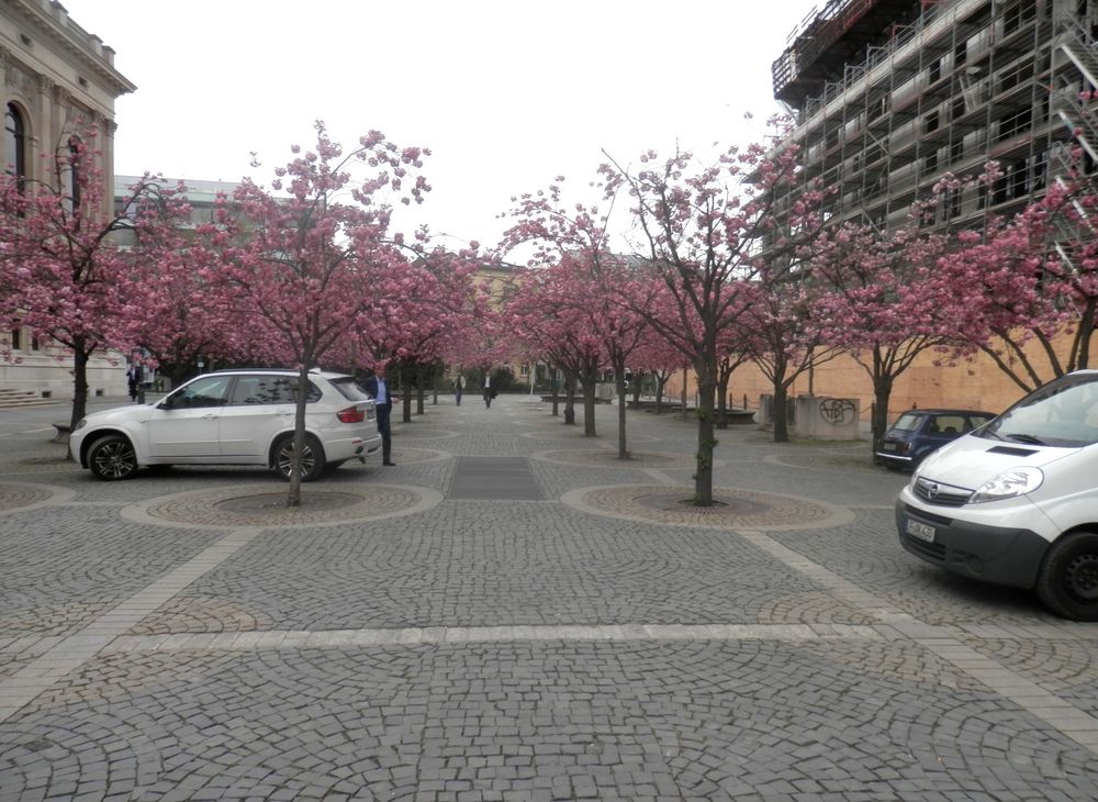 Le printemps 2015 à Francfort-sur-le-Main.