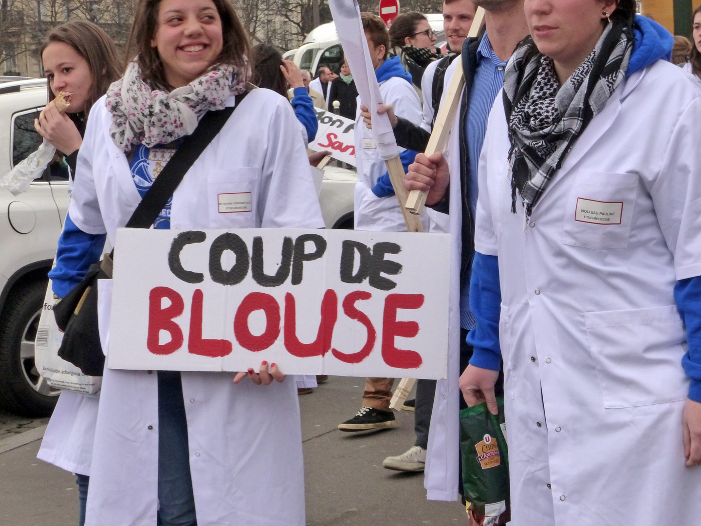 le projet de loi de santé met les blouses blanches dans la rue 1 © Paris France