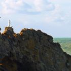 Le rocher de la vierge à Biarritz