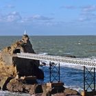 Le rocher de la vierge à Biarritz