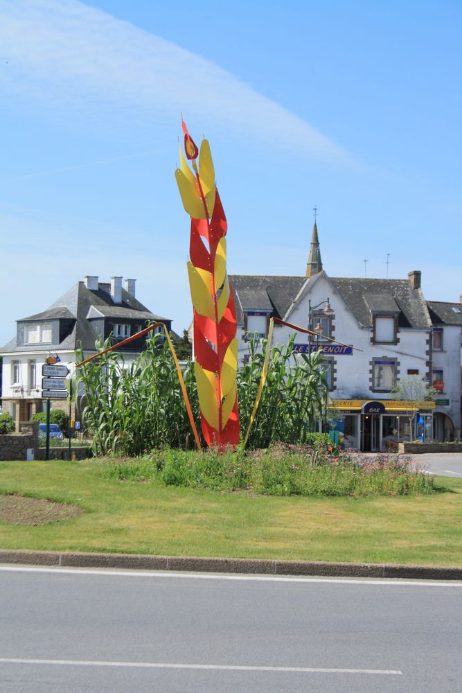 Le rond point de Plouhidanel