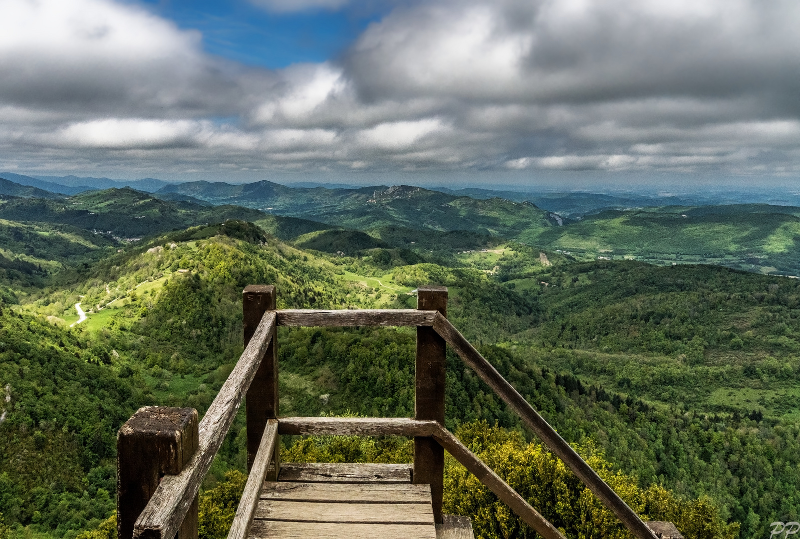 Le Roussillon depuis Quéribus