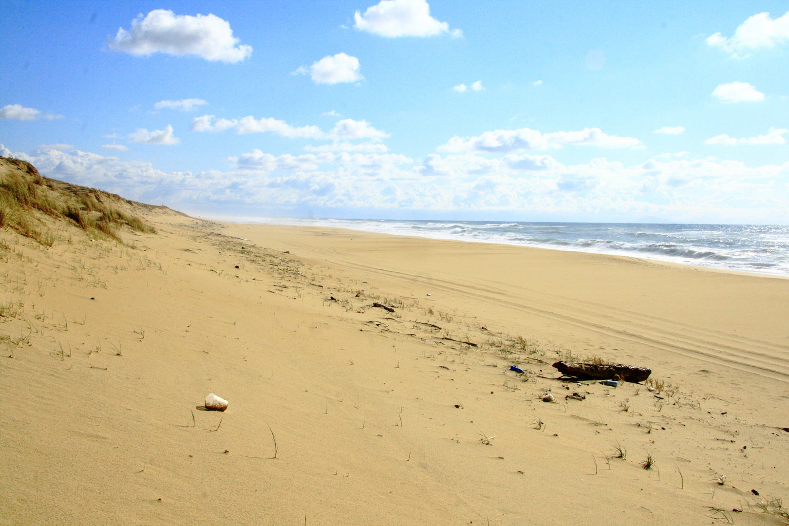 Le sable, le ciel et l'océan