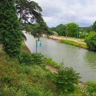 Le sas ouest du pont-canal à Agen