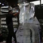 Le sculpteur sur glace