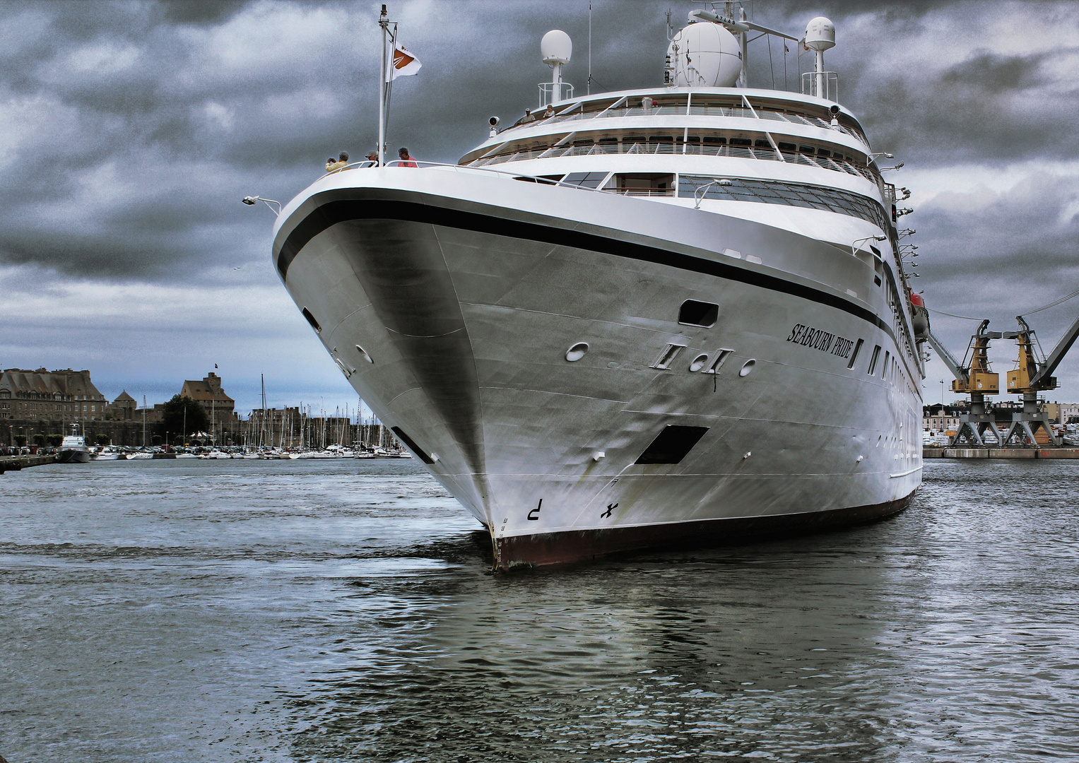 le seabourn à St Malo