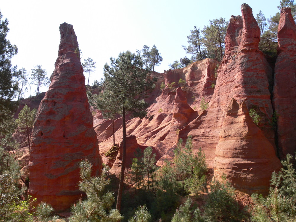 le sentier des ocres à Roussillon