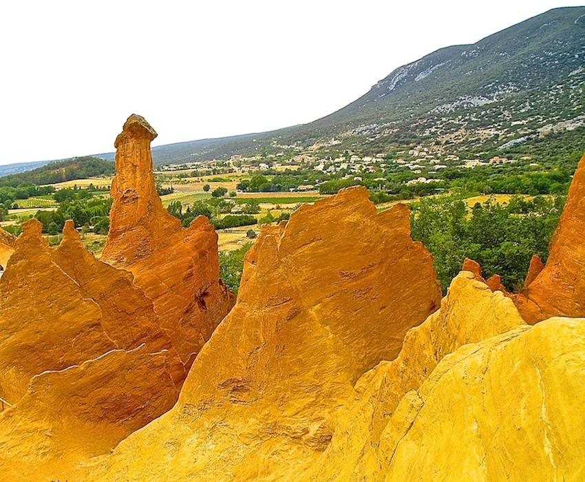 le sentier des ocres de Roussillon