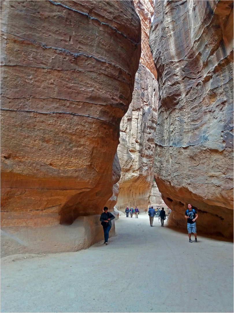 Le Siq à Petra