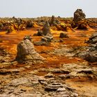 Le site de Dalol, dans le désert du Danakil, en pays Afars.