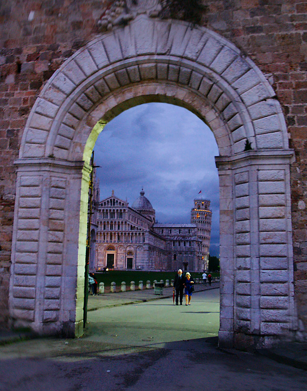 Le soir a Pisa