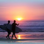 Le soir au bord de mer ...