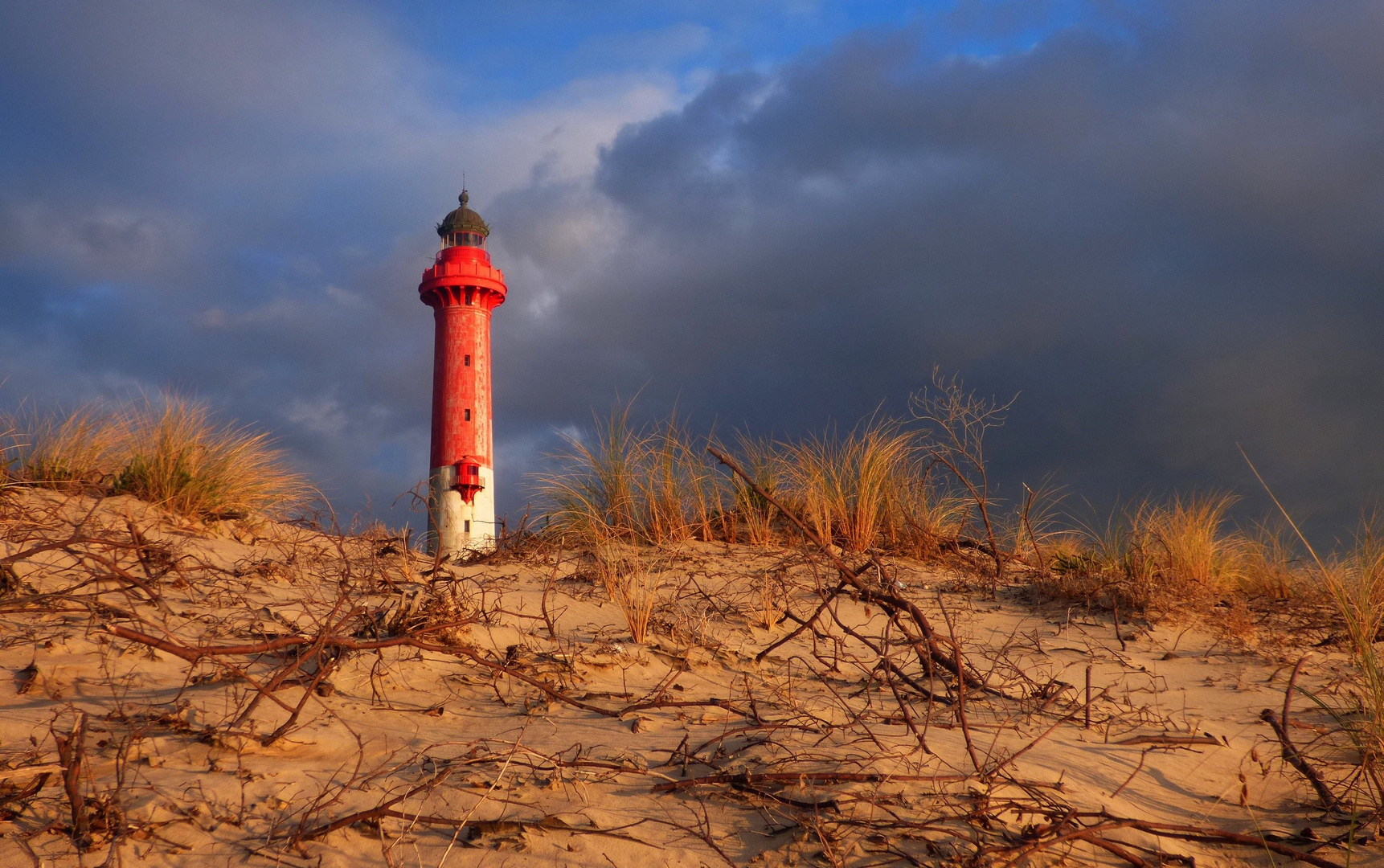 Le soir dans les dunes