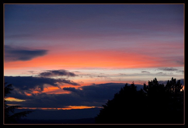 le soir de mon balcon