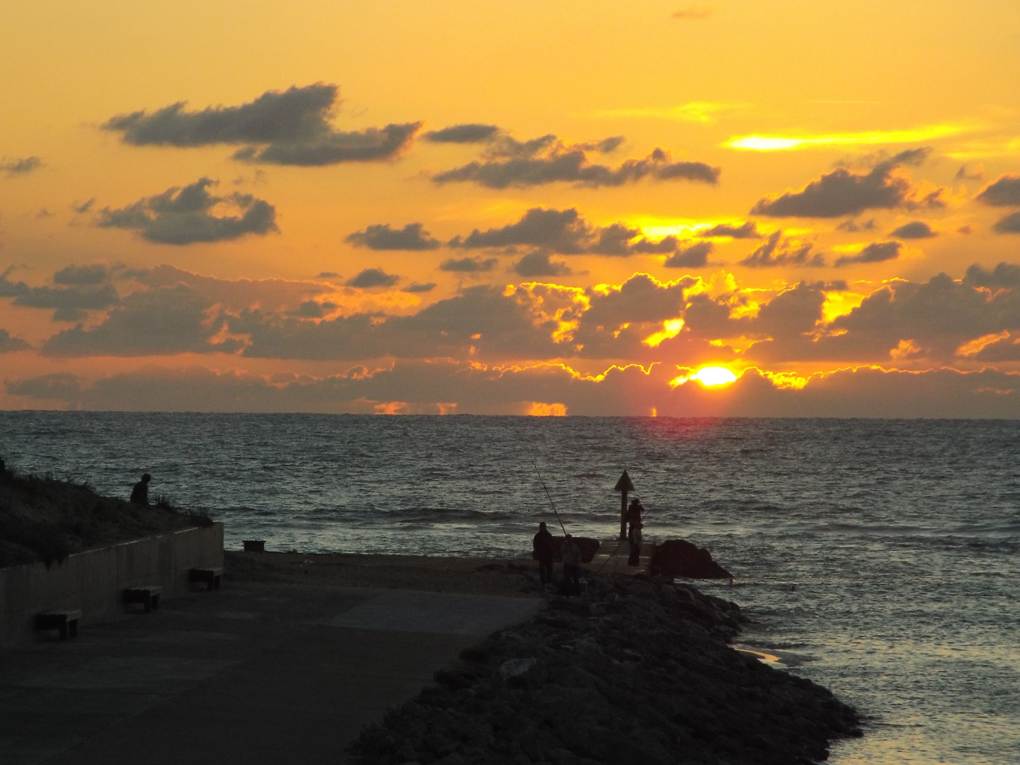 le soir sur le canal