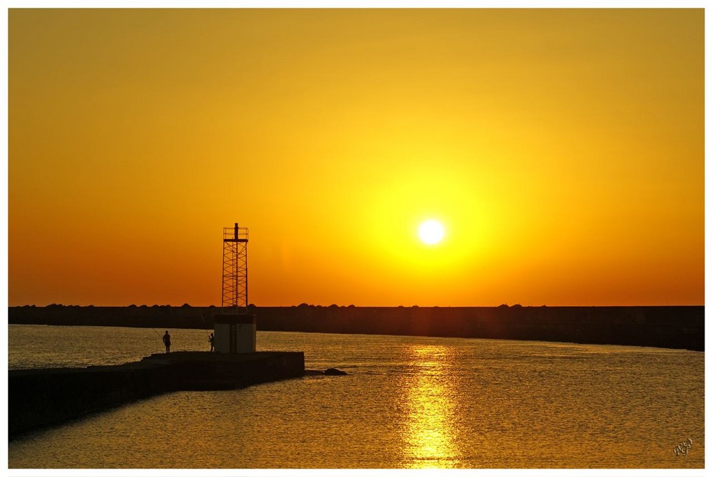 le soir venu sur la Côte Basque.......