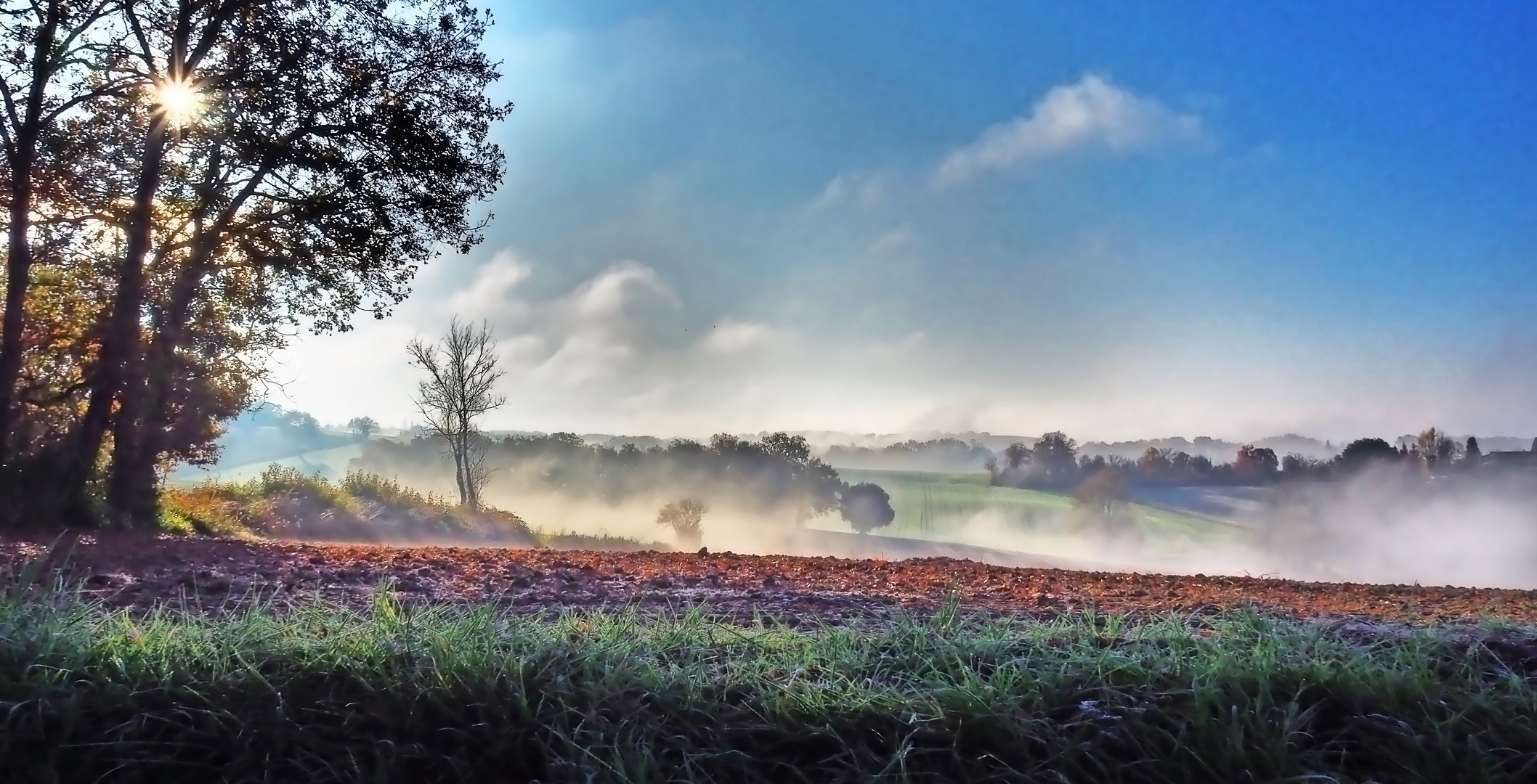 Le soleil chasse la brume…